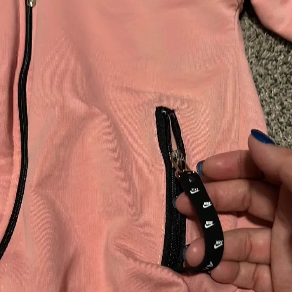 Nike Full Zip Hoodie - Pink - Air Max - 4/5